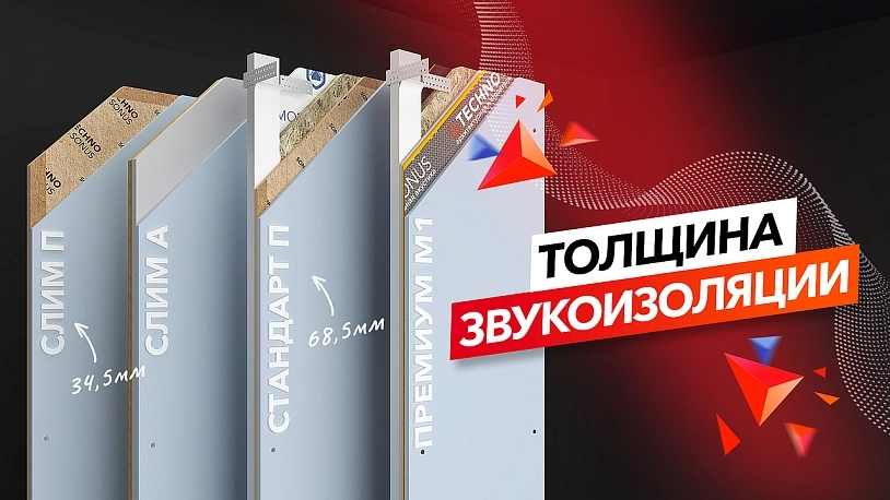 фото: Сколько места отнимает звукоизоляция